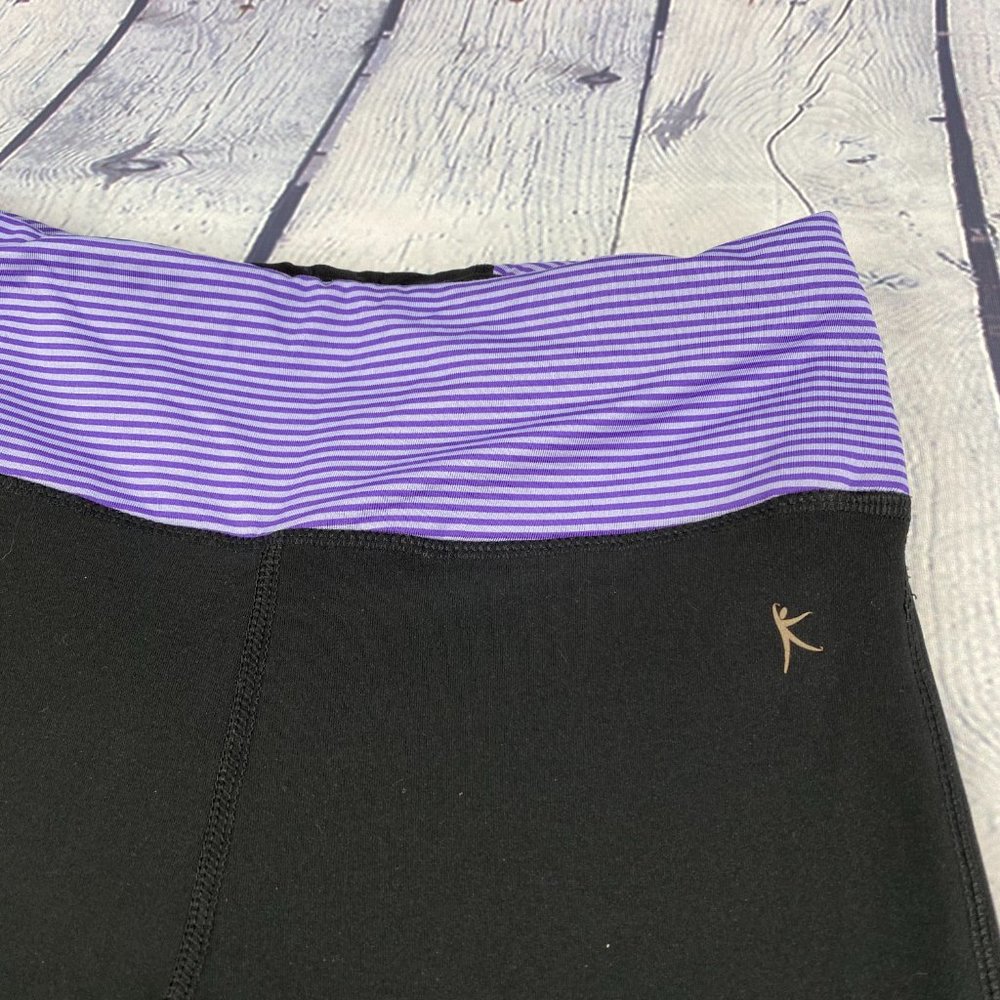 Danskin Now Dri More Legging Pants Jacquard Waist - Picture 2 of 5